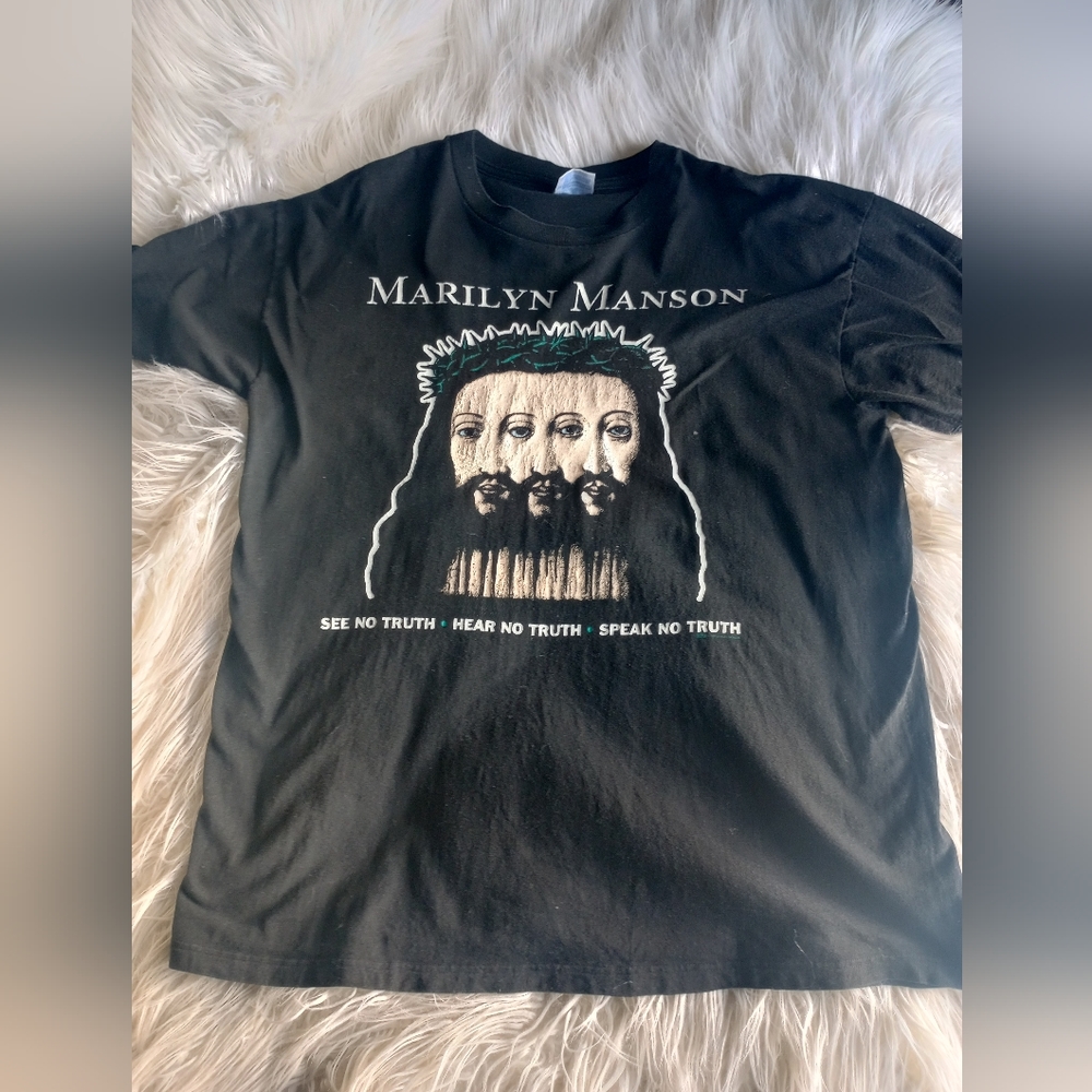 ORIGNAL vintage 1997 Marilyn Manson Tshirt size XL